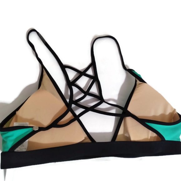 Fabletics Teal Turquoise Swim Bikini - Picture 8 of 9